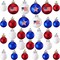 30 Pcs 4th of July Ball Ornaments Decorations (National Flag Style)